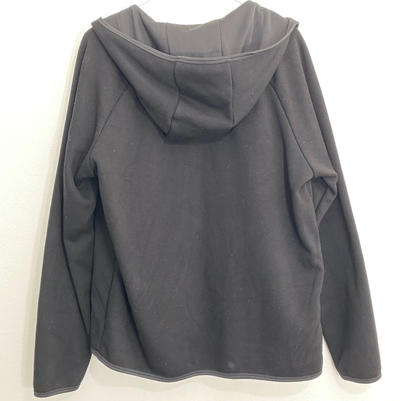 01;.ALGO PERFORMANCE BLACK ZIPPER SWEAT SHIRT HOODIE JACKET SIZE XL - Picture 12 of 13